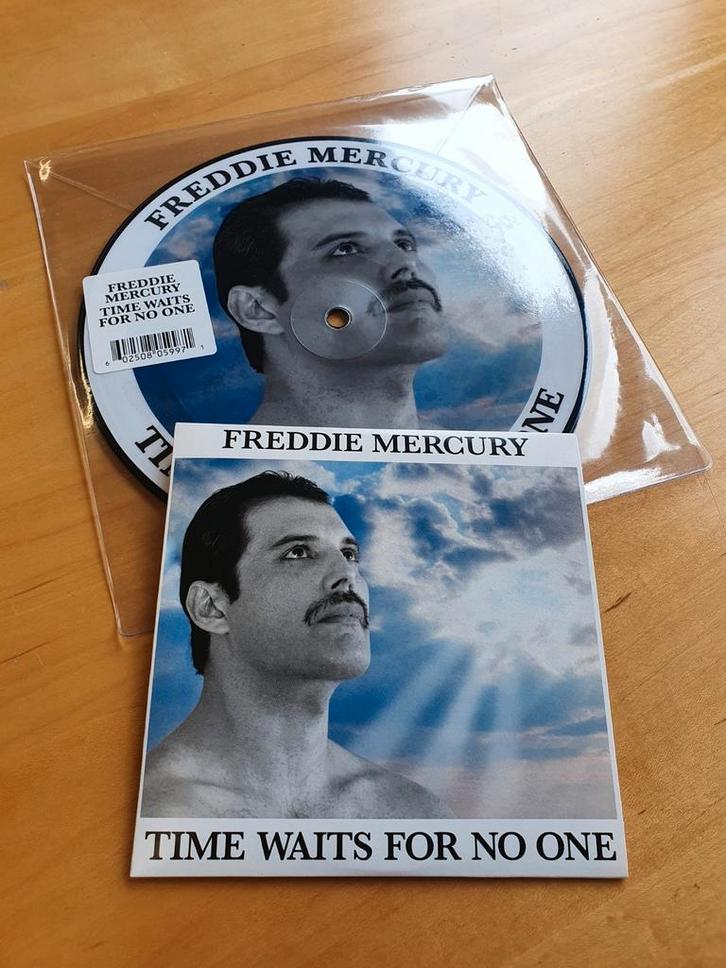 Freddie Mercury- Time Waits 7" Picture Disc+ cds 2019 EU, Cd's en Dvd's, Vinyl Singles, Nieuw in verpakking, Single, Pop, 7 inch