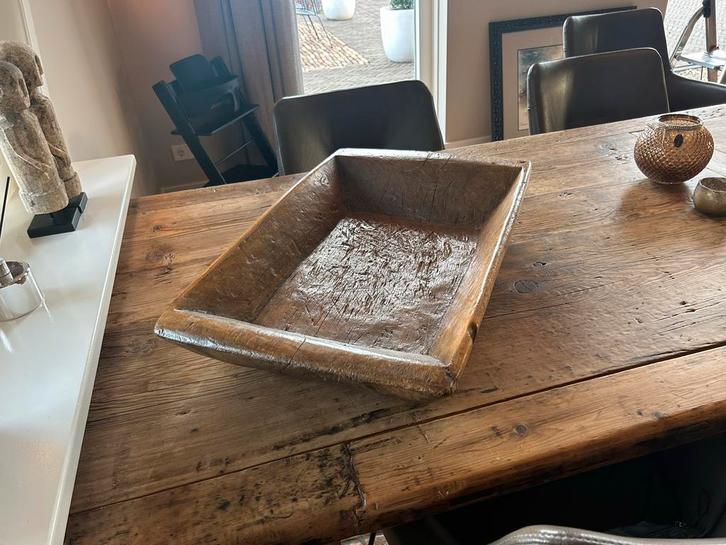 Antieke Chinese Houtbak - Decoratief, Antiek en Kunst, Antiek | Schalen, Ophalen