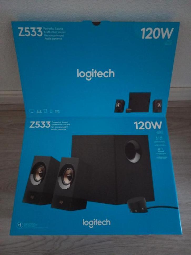 Logitech Z533-speakersysteem met subwoofer, Computers en Software, Pc speakers, Nieuw, Ophalen of Verzenden