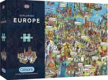 Gibsons - Exploring Europa - 1000 stukjes beschikbaar voor biedingen