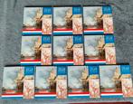 Serie van 10 sets FDC zilveren 50 gulden munten in cassette, Postzegels en Munten, Munten | Nederland, Setje, Koningin Beatrix