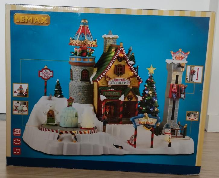 Lemax north pole fun fair, nieuw., Diversen, Kerst, Nieuw, Ophalen of Verzenden