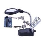 Helpend Handje met verlichting en vergrootglas modelbouw, Verzenden, Nieuw, SenZ, Info@sceneryenzo.nl