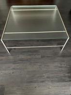 Moderne glazen tafel 100x100, Huis en Inrichting, Ophalen, 50 tot 100 cm, Vierkant, 50 tot 100 cm