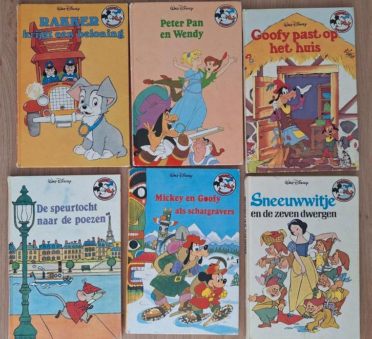 Disney boekenclub collectie (era 1970-80) 54 stuks, Boeken, Kinderboeken | Jeugd | onder 10 jaar, Gelezen, Sprookjes, Ophalen