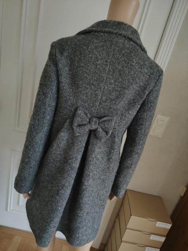 Lange jas van rinascimento, Kleding | Dames, Jassen | Winter, Zo goed als nieuw, Maat 38/40 (M), Grijs, Verzenden