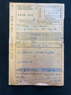 Treinkaartje Keulen-Utrecht 1961, Verzamelen, Verzenden, Gebruikt, Trein