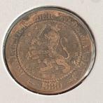 21/2 Cent / Halve Stuiver uit 1880 van Willem III, Postzegels en Munten, Verzenden, Koning Willem III, Overige waardes, Losse munt