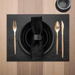 Placemat in gerecycleerd Leder, 3 kleuren 45x30cm Rechthoek, Ophalen of Verzenden, Nieuw, Overige kleuren, Placemat