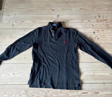 ralph lauren longsleeve polo zwart beschikbaar voor biedingen