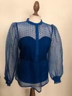 NUMPH BLOUSE KONINGSBLAUW, NUMPH, Blauw, Zo goed als nieuw, Maat 36 (S)