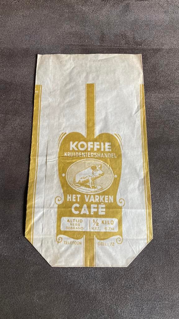 Koffie Kruideniershandel Het Varken café telefoon geel 72, Verzamelen, Ophalen of Verzenden, Zo goed als nieuw, Gebruiksvoorwerp