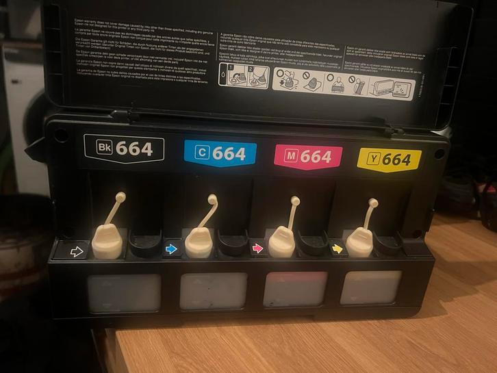 Epson ET-2600 EcoTank Printer, Computers en Software, Printers, Gebruikt, All-in-one, Inkjetprinter, Kleur printen, Draadloos