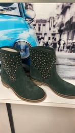 Nieuw groene halfhoge laarsjes maat 36 merk Moccio, Lage of Enkellaarzen, Nieuw, Ophalen of Verzenden, Groen