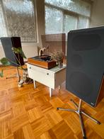 Beovox S60 speakers met stands – Vintage B&O, matching, Gebruikt, 60 tot 120 watt, Front, Rear of Stereo speakers, Ophalen