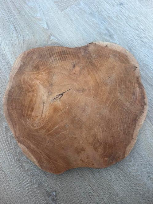 Teakhouten plateau, Huis en Inrichting, Woonaccessoires | Onderzetters, Zo goed als nieuw, Ophalen of Verzenden