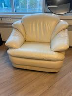 Comfortabele leren fauteuil, Huis en Inrichting, Ophalen, Gebruikt, Leer, 75 tot 100 cm