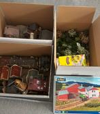 Huizen, auto’s, bomen, ballast, en overig N-Spoor, Hobby en Vrije tijd, Modeltreinen | N-Spoor, Gebruikt, Gelijkstroom of Wisselstroom