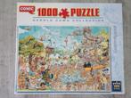 Comic 1000 stukjes puzzel - Zwembad, Ophalen of Verzenden, 500 t/m 1500 stukjes, Zo goed als nieuw, Legpuzzel