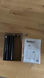 IKEA Bjorli Bedpoten, zwart, 20cm, Eenpersoons, Zwart, Ophalen of Verzenden, Zo goed als nieuw