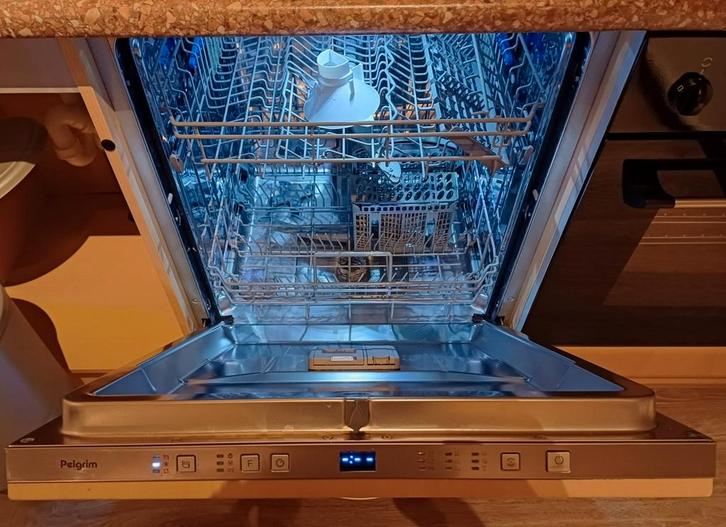 Pelgrim inbouw vaatwasser, Witgoed en Apparatuur, Vaatwasmachines, Zo goed als nieuw, Inbouw, 85 tot 90 cm, Ophalen