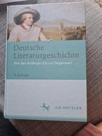 Deutsche literaturgeschichte JB Metzler, Ophalen of Verzenden, Zo goed als nieuw, J.B.Metzler