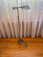 Lamp (staand), brons frame + mat wit kapje, Ophalen, Gebruikt, Glas, 75 cm of meer
