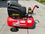Fini Amico 2HP Compressor - Mobiel, 6 tot 10 bar, Ophalen of Verzenden, Zo goed als nieuw, Minder dan 200 liter/min