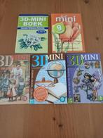 5 mini knipvel boekjes, Hobby en Vrije tijd, Kaarten | Zelf maken, Ophalen of Verzenden, Nieuw, Overige thema's, Knipvel