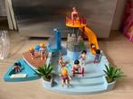 Playmobil Zwembad met Glijbaan en Figuren, Ophalen of Verzenden, Gebruikt