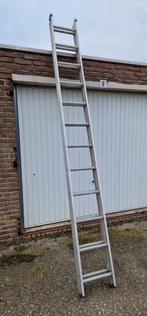 te koop ladder 2x12 treden in nette staat, Ophalen, Gebruikt, Ladder, Opvouwbaar of Inschuifbaar