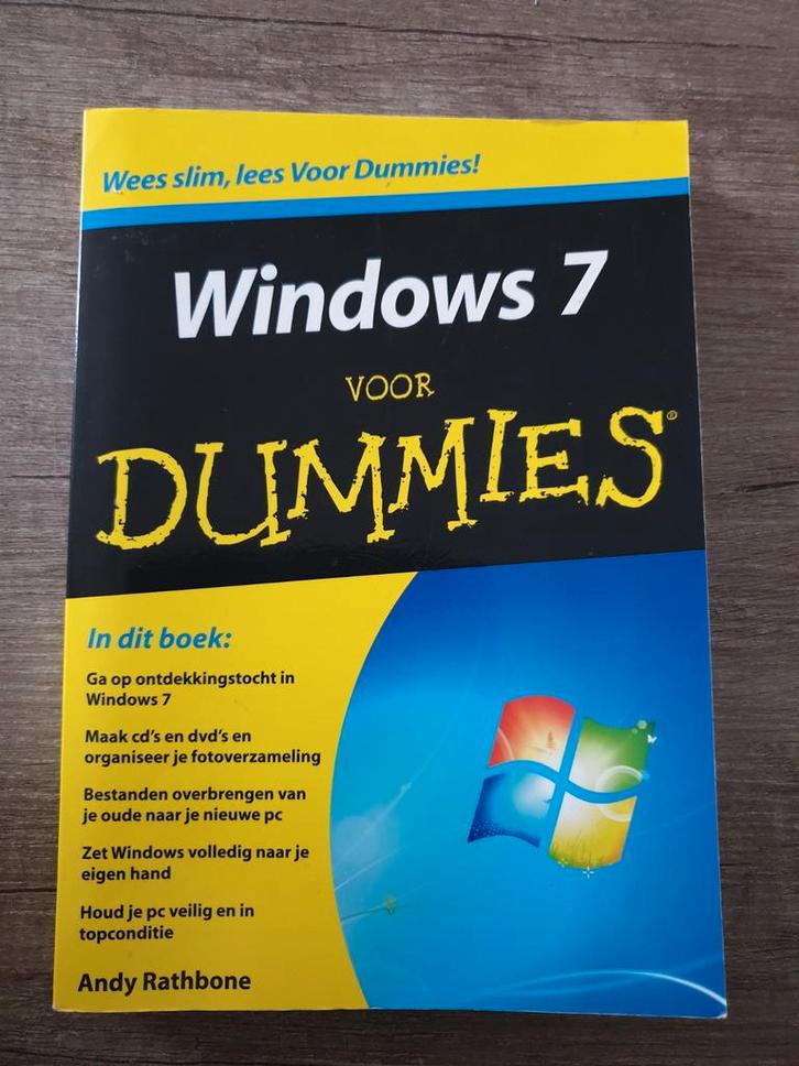 Windows 7 Voor Dummies - Andy Rathbone, Boeken, Informatica en Computer, Gelezen, Besturingssystemen, Ophalen of Verzenden