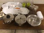 Diverse bestek ,borden ,glazen ,pannen voor de camping, Ophalen of Verzenden, Zo goed als nieuw