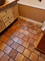 Terracotta estrikken tegels 30m2 + impregneermiddel, Ophalen, Overige materialen, Gebruikt, Minder dan 20 cm