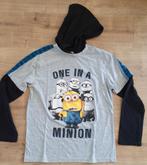 One in a minion shirt longsleeve 164 Dispicable me, Ophalen of Verzenden, Meisje, Shirt of Longsleeve