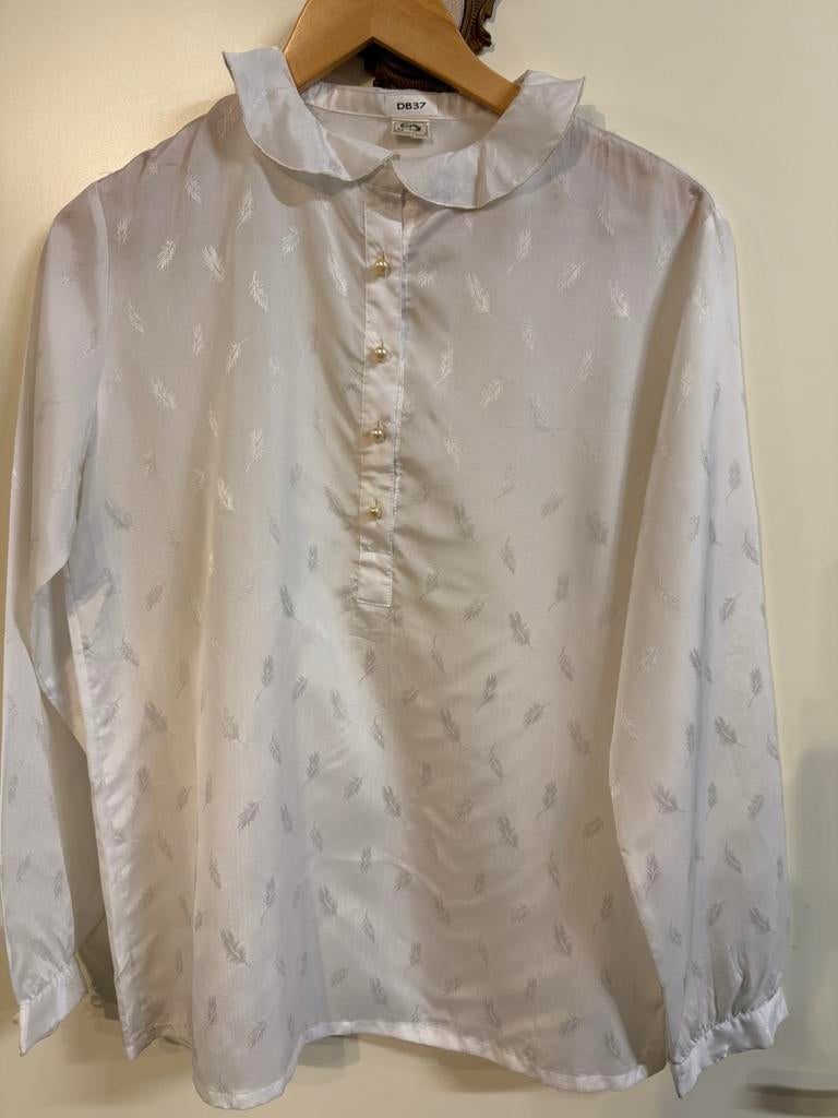 Antieke Boerenbruiloft blouse maat 42, Carnaval, Maat 42/44 (L), Ophalen of Verzenden, Zo goed als nieuw