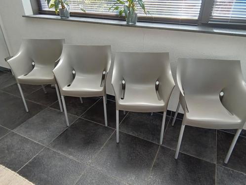 Dr. No - Philippe Starck - Kartell - 4 stuks, Tuin en Terras, Tuinstoelen, Zo goed als nieuw, Ophalen