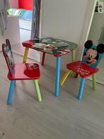 Tafel set met 2 stoelen Mickey Mouse, Kinderen en Baby's, Kinderkamer | Inrichting en Decoratie, Ophalen of Verzenden