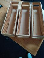3 CD Rekken te koop, Ophalen, Met plank(en), Minder dan 50 cm, Gebruikt