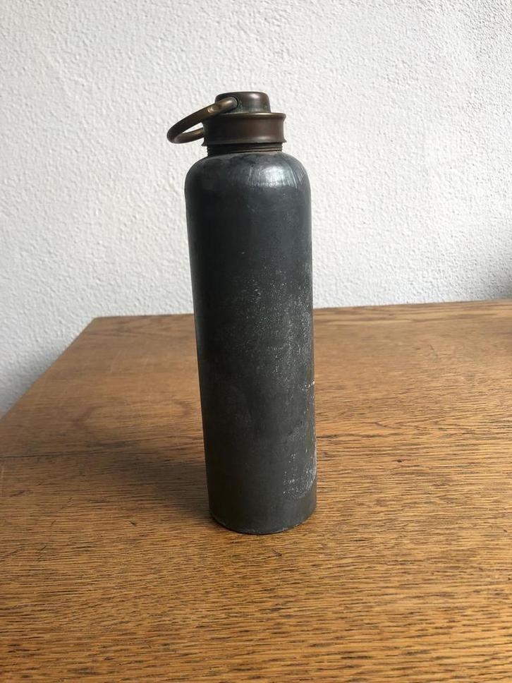 Antieke tinnen kruik met merk A G, Antiek en Kunst, Antiek | Tin, Ophalen of Verzenden