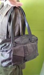 Pieces leren schoudertas, Ophalen of Verzenden, Zo goed als nieuw, Zwart, Schoudertasje