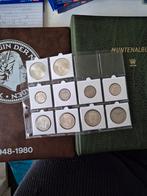 2 complete albums juliana  en extra nog een restant zilver, Ophalen of Verzenden, Nederland, Munten