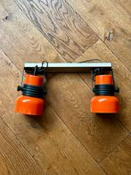 Vintage Richard Essig Lamp - Oranje - Type 1322 opknapper, Gebruikt, Vintage kleur oranje, Metaal of Aluminium, Ophalen of Verzenden