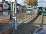 Schuifpoort 8 meter vrije doorgang, Ophalen, Gebruikt, Staal, Schuifpoort