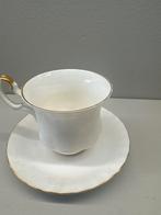 Royal Albert Val D'Or Theekopje en Schotel, Antiek en Kunst, Ophalen of Verzenden