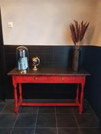 Sidetable hout, Huis en Inrichting, Tafels | Sidetables, Ophalen, Zo goed als nieuw, 25 tot 50 cm, Rechthoekig