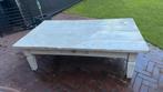 White wash antiek salontafel, Huis en Inrichting, Tafels | Salontafels, Ophalen, Gebruikt, 100 tot 150 cm, 50 tot 100 cm
