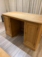 Mooi blank eiken bureau, Ophalen of Verzenden