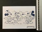 Mooi Disney prent van Mickey Minnie en Pluto 10x15, Verzamelen, Disney, Ophalen of Verzenden, Mickey Mouse, Zo goed als nieuw