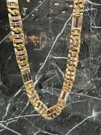 14K Gouden Gangsta Ketting - 151,30 gram, Ophalen of Verzenden, Nieuw, Goud, Met hanger